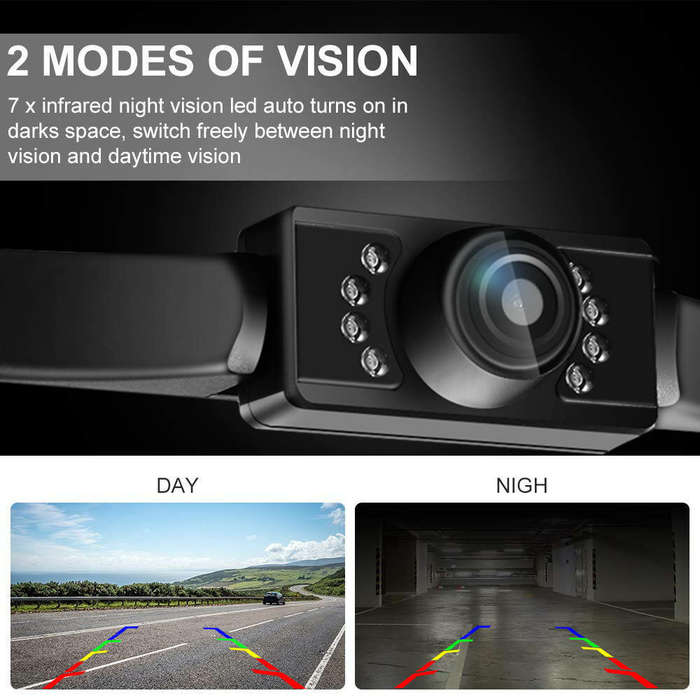 720 HD Backup Camera Rear View License Plate Reverse Camera Universal for Pickup Truck Car SUV 149 A