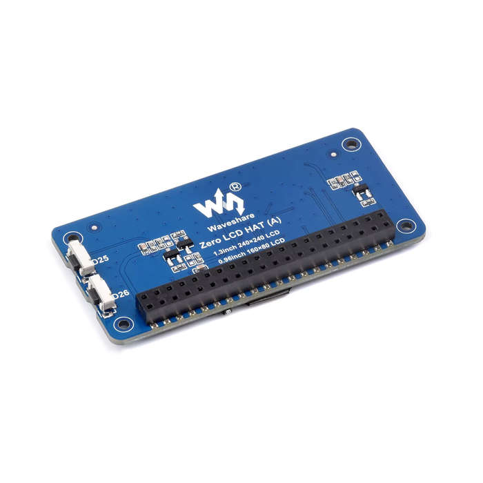 1pc - Triple LCD HAT for Raspberry Pi 1.3 inch IPS Main Screen Dual 0.96 inch Secondary Screens SPI