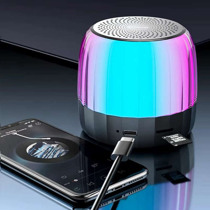 Black - Lenovo Thinkplus K3Plus bluetooth Speaker Small Wireless Speaker 52mm Large Moving Coil 360