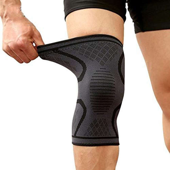 XL - AOLIKES 1 Pair Sports Kneepads Anti-slip Breathable Weightlifting Training Knee Pads Support fo