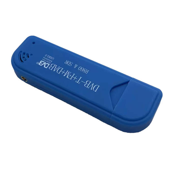 Blue - RTLSDR Receiver 25 MHz -1760 MHz S2832U R828DSDR Aviation Band Receiver