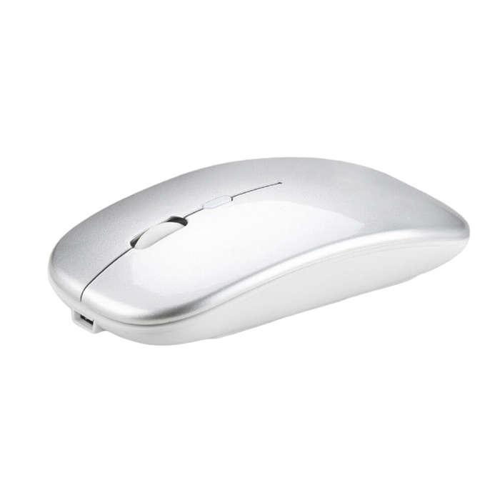 Gold - Dual Mode BT3.0/5.2 2.4G Wireless Mouse Adjustable 800-1600DPI bluetooth Rechargeable Silent
