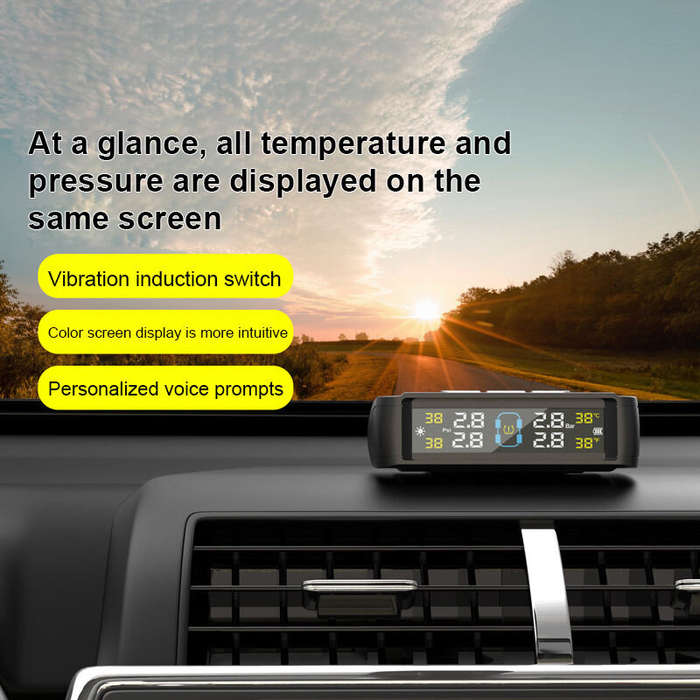 1 - T11 Voice Alarm Tire Pressure Monitor Tire Pressure Monitoring System Universal Digital Tire Pre
