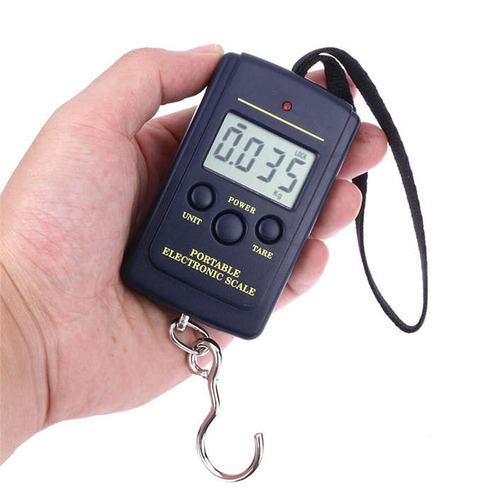 Without backlight - High Accuracy Portable Digital Scale 40kg Capacity 10g Precision Multifunctional
