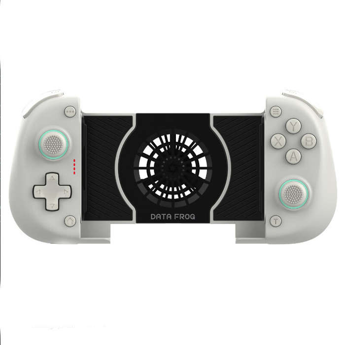 White - DATA FROG X3 Wireless bluetooth Game Controller Built-in Cooling Fan Hall Joystick and Trigg
