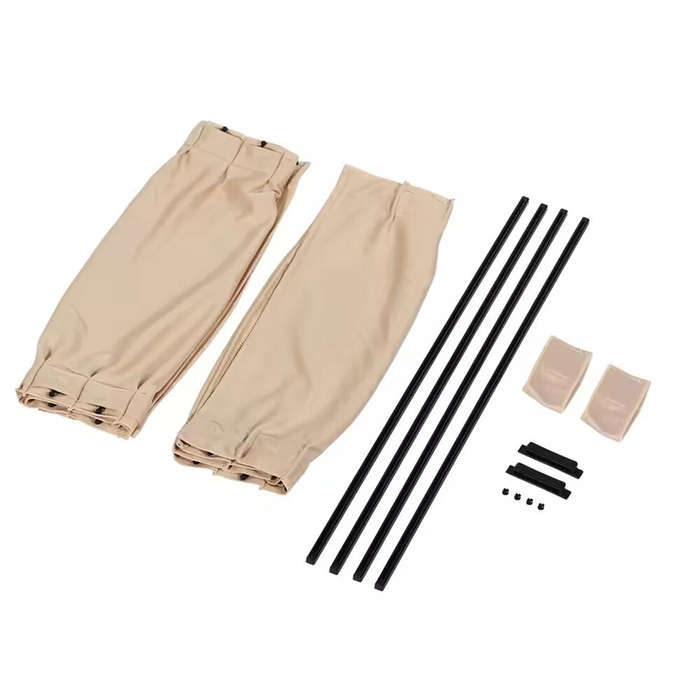 S - 2pcs Universal Car Sunshade Side Window Curtains Automatic Folding UV Protection Pure Cloth Sun
