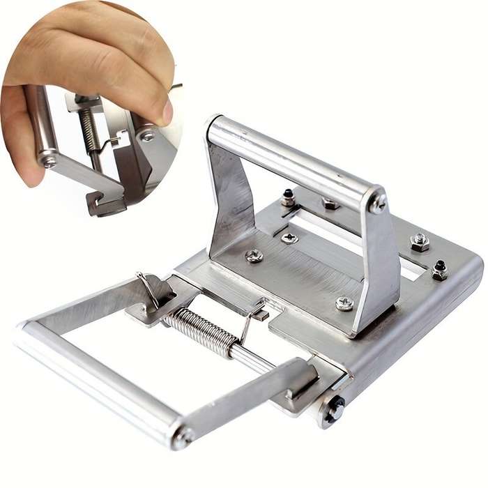 #A - Mini Multifunctional Woodworking Trimming Machine Woodworking Cutting Trimmer Stainless Steel W