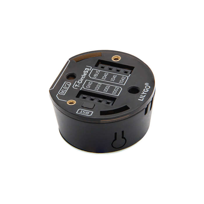Black - LILYGO T-Circle-S3 Development Board ESP32-S3 0.75 Inch TFT Wi-Fi Bluetooth 5.0 Speaker Micr