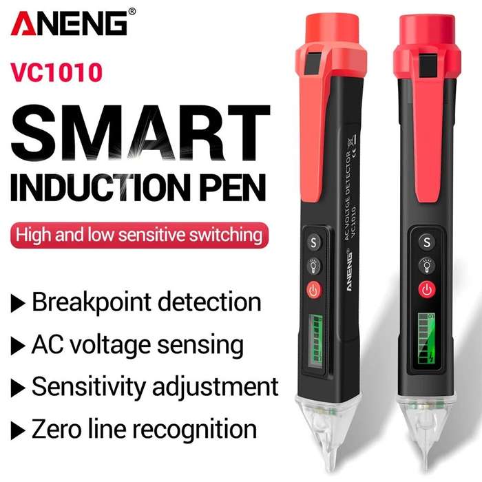 ANENG VC1010 Digital AC Voltage Tester Smart Non-Contact Test Pen 12-1000V Current Electric Sensor M