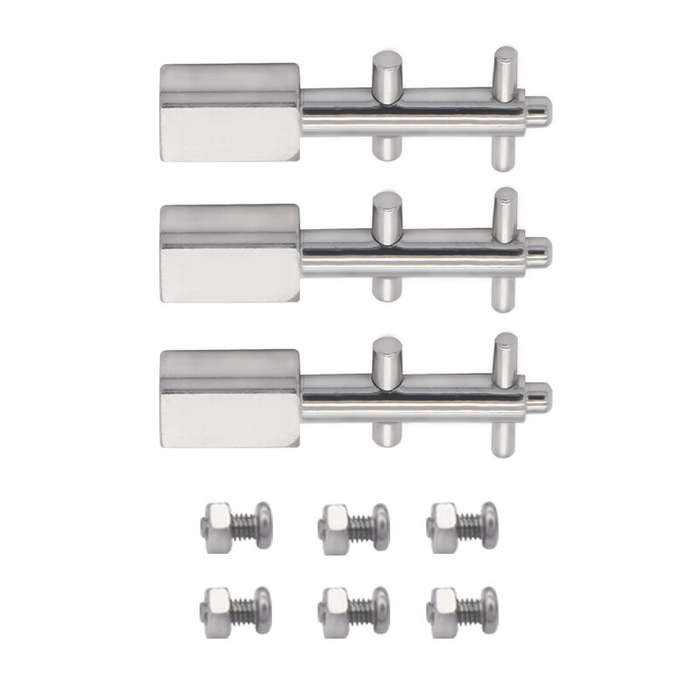 3-Piece Matte Chrome Plated Tilt Switch with Button for Studer Revox B77 PR99