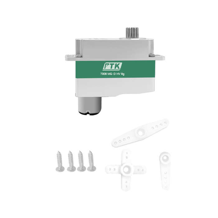PTK 7308MG-D Micro Servo 8g Wholesale Digital Metal Tooth Metal Case Model Airplane DLG Glider Aircr