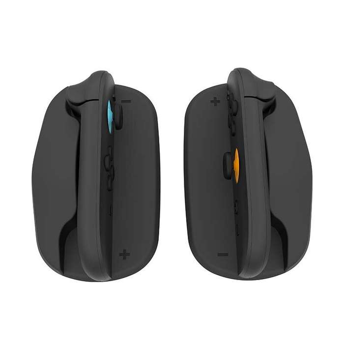 Blue/Orange - Left and Right Handle Mouse Holder Mini Portable Mouse Base for NintendoSwitch 2 IPLAY