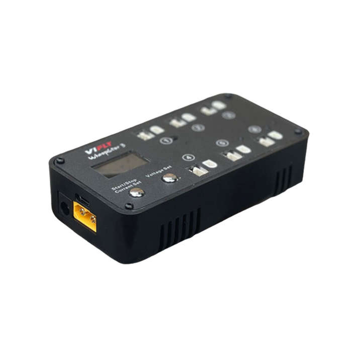 Red - VIFLY WhoopStor 3 40W 1.3A*6 6 Ports DC 1S Lipo Battery Charger Discharger with Storage Functi