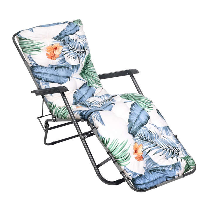 #2 - Lounge Chair Cushion Tufted Soft Deck Chaise Padding Outdoor Patio Pool Recliner