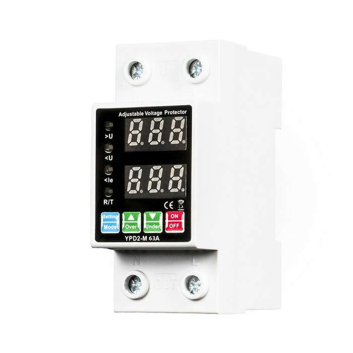40A - 40A 63A Rated Current Automatic Reclosing Protector with Overvoltage Undervoltage Overcurrent