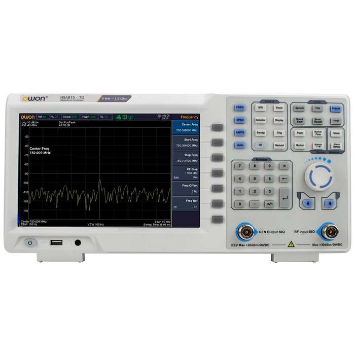 OWON XSA805/XSA810/ XSA815 9kHz-1.5GHz 9Inch TFT LCD Display Spectrum Analyzer Support USB LAN HDMI