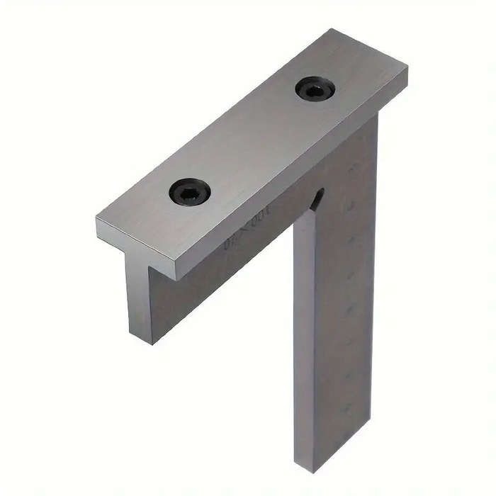 100x70mm - ETOPOO 100x70mm Machinist Engineer Square 90 Degree Right Angle Ruler with Seat Woodworki