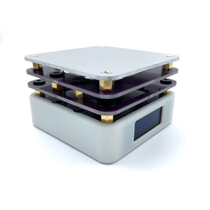 PD 65W Mini Hot Plate Preheater OLED Display PCB Board Welding Heating Plate Rework Station Preheati