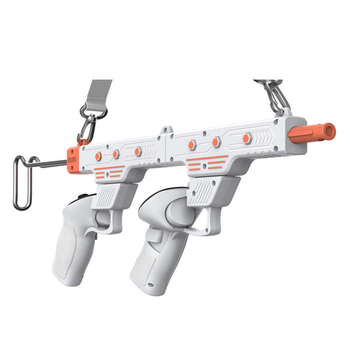 White - DOBE TY-5802 VR Dual-Mode Gaming Gun for Meta Quest 3/3S Tactical Design Immersive Shooting