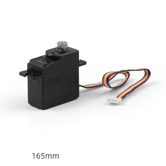 Black - Upgraded RC Car Parts Steering Servo Metal Gear 5 Wires for SG Pinecone Forset 1205 Vehicles