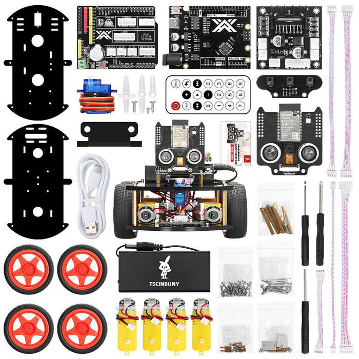 DIY Kit - TSCINBUNY Smart Robot Starter Kits for Arduinos Programmable Project ESP32 Camera Professi