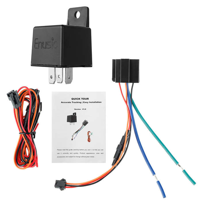 iMars Enusic CJ730 ACC Testing Relay GPS Tracker Real Time GSM Locator Hide Anti-theft APP Cut off F