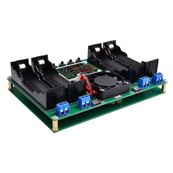 LCD Display 18650 Lithium Battery Digital Measurement Lithium Battery Power Detector Module 4 Channe