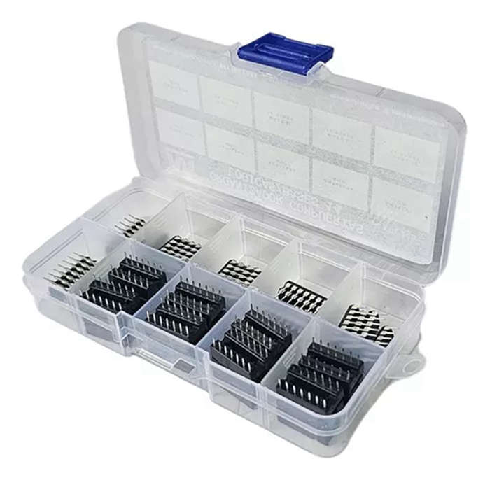 with box - 48PCS 6 Specifications IC 74LS02 74LS00 Integrated Circuit Chip Kit DIP Single Precision