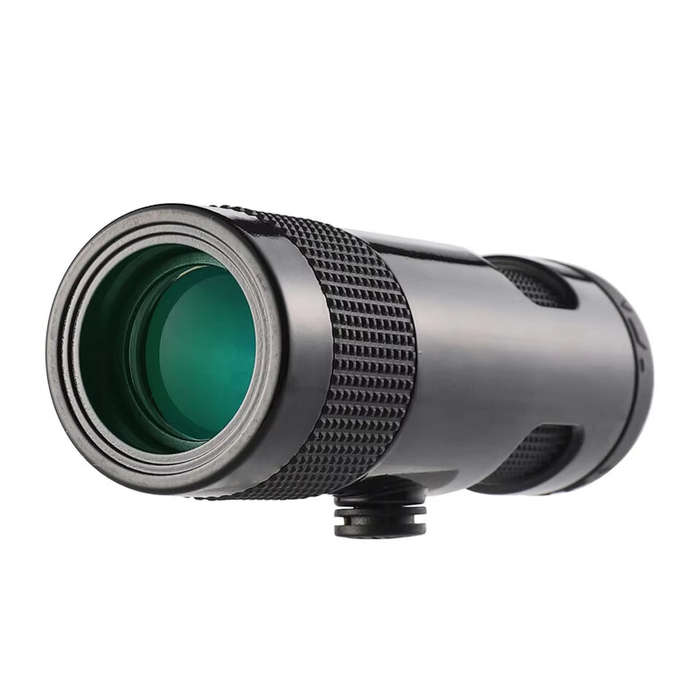White - LUXUN Powerful Monocular 10-30x21 Zoom Mini Telescope Portable Spotting Scope Camping Equipm