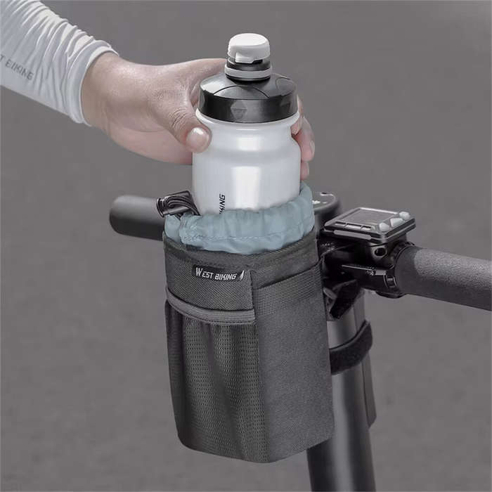 Blue - WEST BIKING 1L Insulated Bicycle Water Bottle Bag Waterproof Wear-resistant Large Capacity Ou