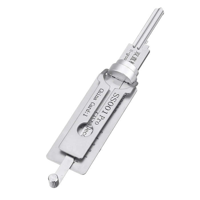SS001 - Civil NSN14 Dr/Bt 2 In 1 Car Door Lock Pick Decoder Unlocking Tools Locksmith Tools