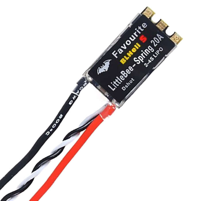 4 PCS - 4PCS LittleBee 20A 2-6S BLHeli_S OPTO Brushless ESC for DIY RC Drone FPV Racing