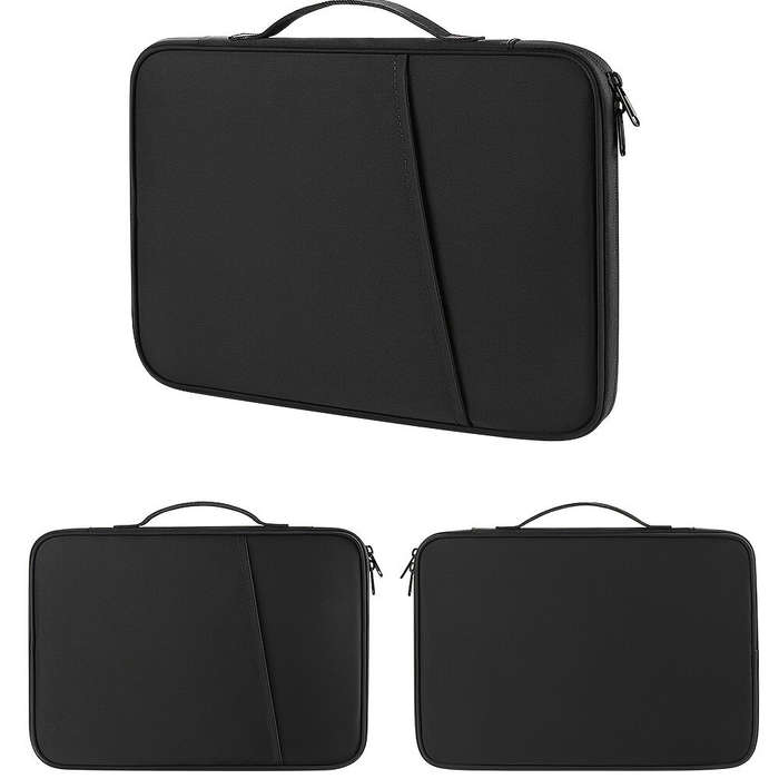 Green 12.9-13inch - 10.8''-13'' Laptop Storage Bag Portable Nylon Fabric Waterproof Dustproof Handba
