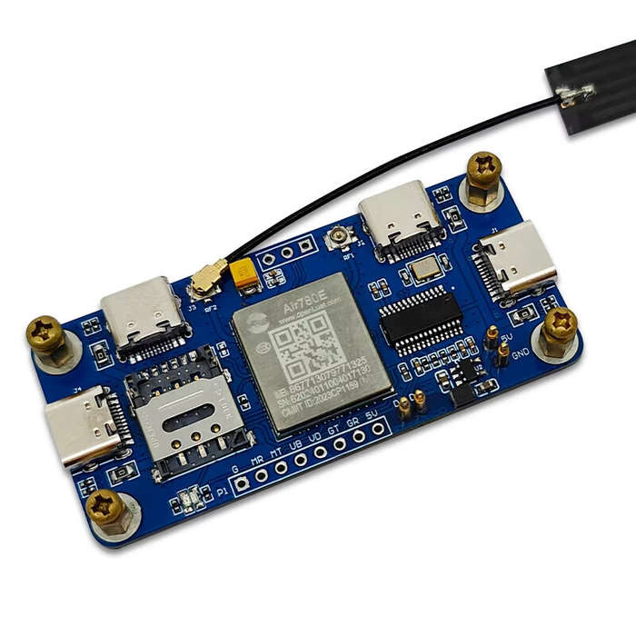Only Board - Raspberry Pi Zero 4G HUB Expansion Board Air780e Networking Module 4G CAT1 LTE Ethernet