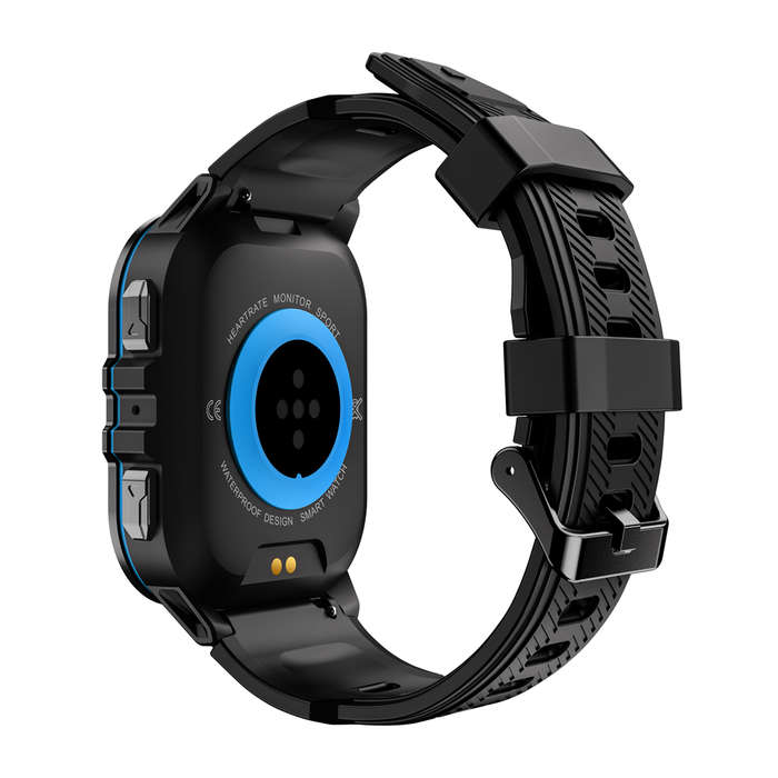 Blue - Bakeey C26 1.96inch AMOLED Display 8763EWE-VP 128M bluetooth Call Heart Rate Blood Pressure B