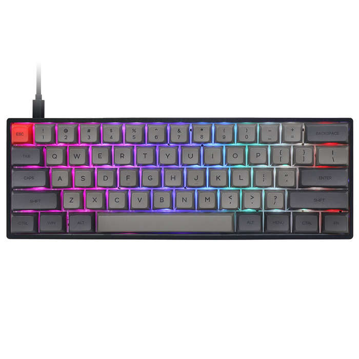 SKYLOONG GK61X GK61XS Keyboard Kit Hot Swappable 60% RGB Wired bluetooth Dual Mode PCB Mounting Plat