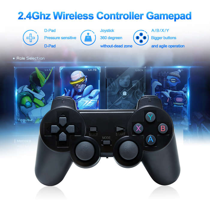 Ampown GD10 Retro TV Game Console 128G 4K 60fps HD HDMI Output Ultra Low Latency TV Game Stick 2.4G
