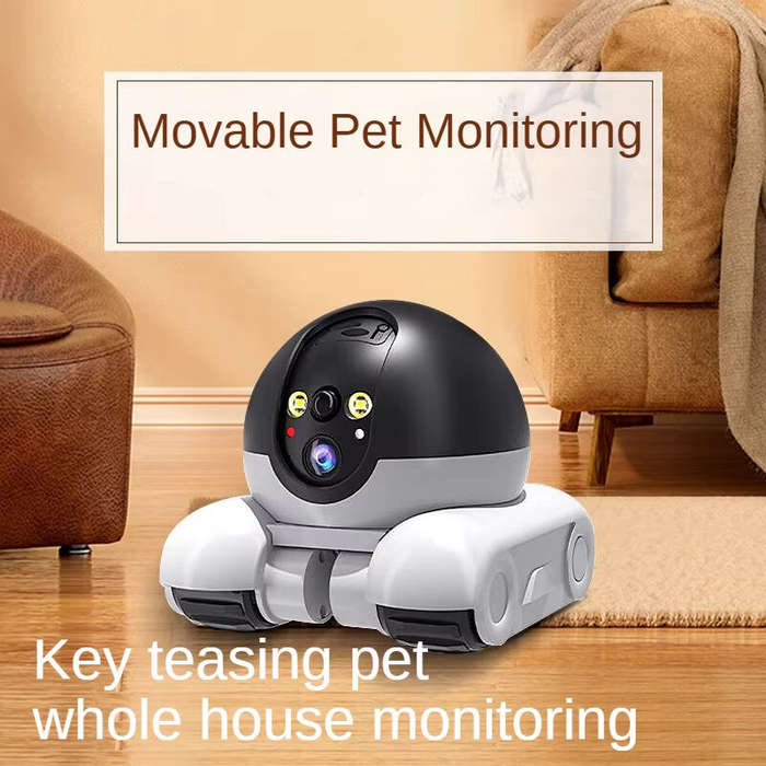 Black/White - 1080P HD WIFI Camera PTZ IP Security Protection Surveillance Camera Auto Tracking Baby