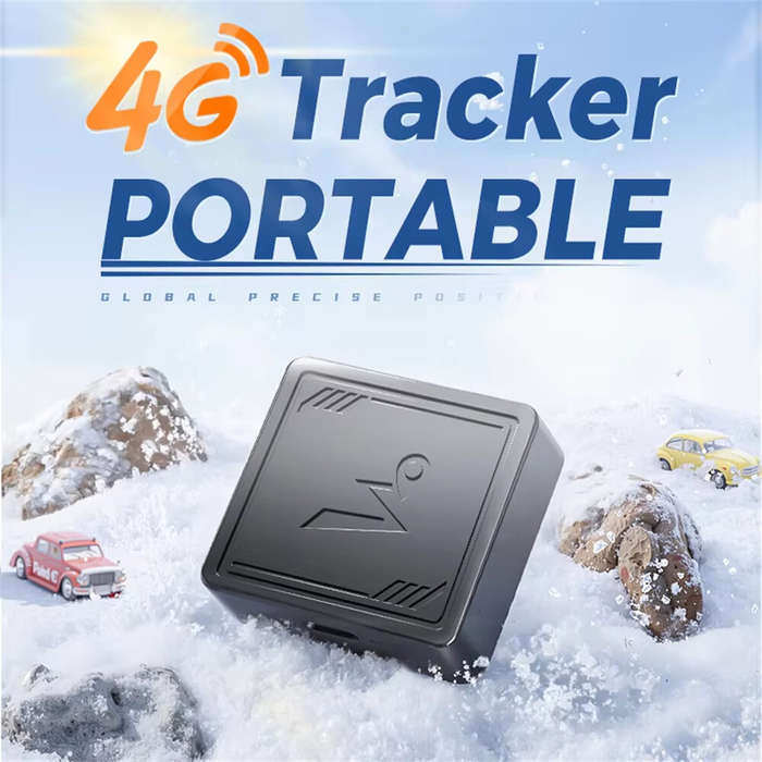 Black - Q7 4G GPS Locator Smart Positioning Terminal with App Real Time Car Tracking Device Anti-Los