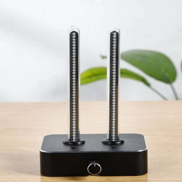 Black - Retro IN9 Mini Glow Tube Electronic Tube Music Spectrum Meter Color Modes Adjusted Decoratio