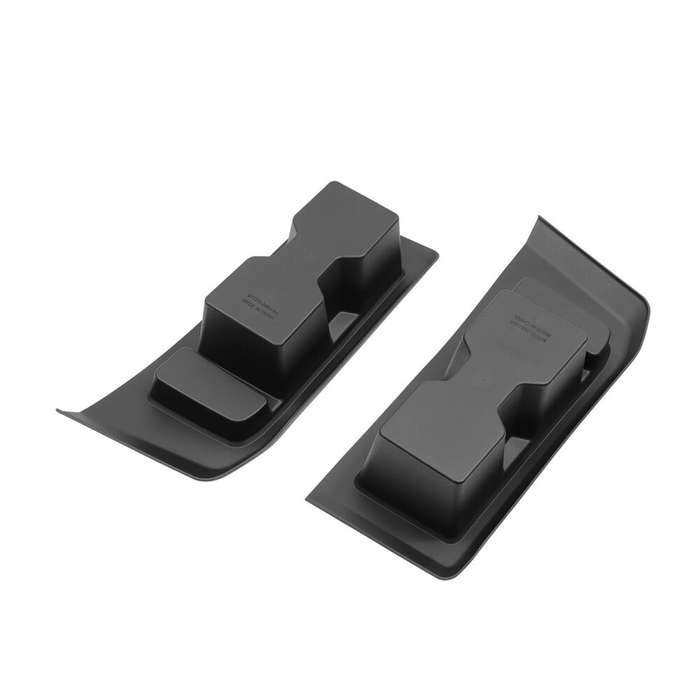 Black - 7seat Third Row Water Cup Holder Storage Box Shock-Absorbing Tray Tidying for Toyota Land Cr
