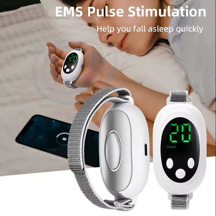 Cold White - Handheld White Noise Stress Relief Sleep Aid Device White Noise Sleep Instrument With S