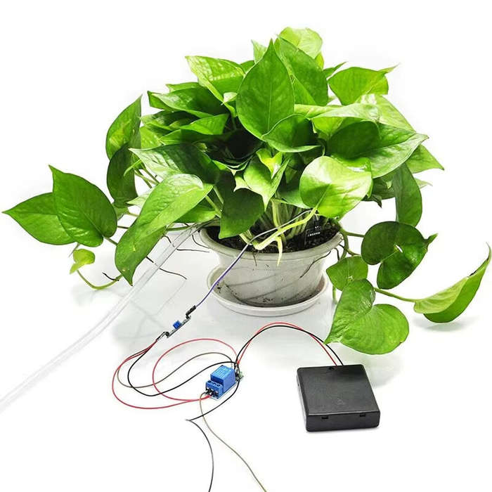 DIY Kit - Soil Moisture Sensor Kit Automatic Watering System Manager with Mini Water Pump for Arduin