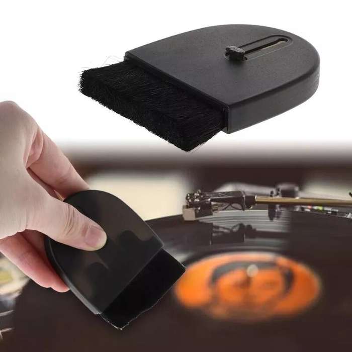MJ-132 Adjustable Cleaning Brush for Turntable LP Vinyl record player Dust Remover Portable Cleaner