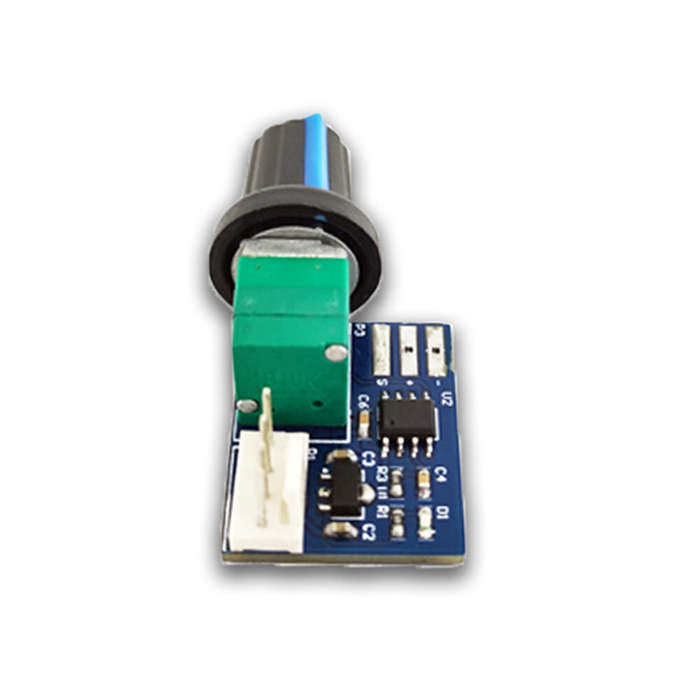 With Wire - Single PWM Fan Speed Controller DC 12V Mute 4 Pin Computer Temperature Control Switch Co