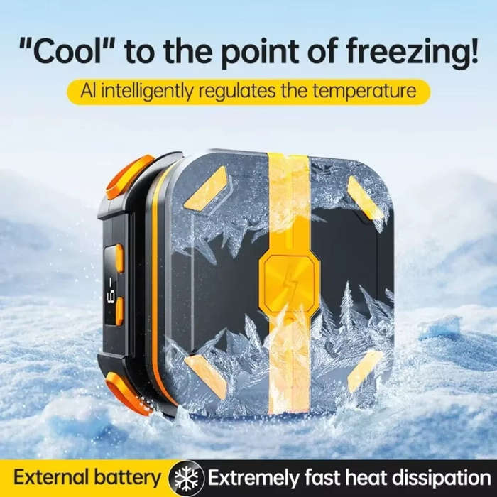 Full Kit - P70 Semiconductor Cooler 10W 2000mAh Magnetic Phone Radiator AI Temp Control Gaming Coole
