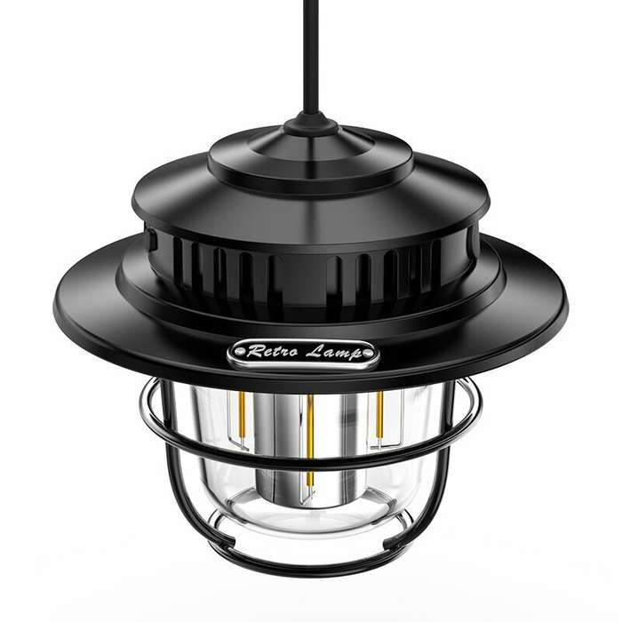 Multifunctional Outdoor Camping LED Retro Camping Searchlight Handle Hook Portable Tent Camping Ligh