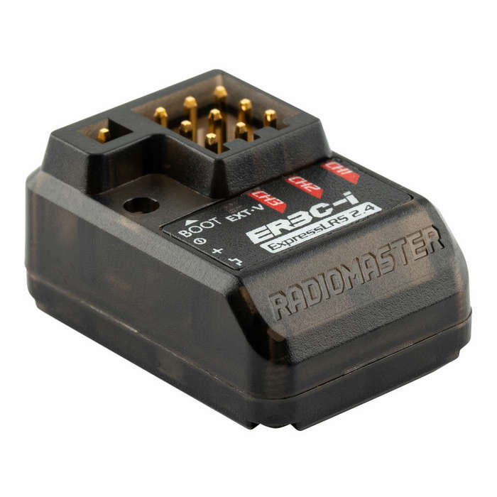 FCC Version - Radiomaster ER3C-i 2.4GHz ExpressLRS ELRS PWM Receiver w/ Built-in Antenna for MT12 Ra