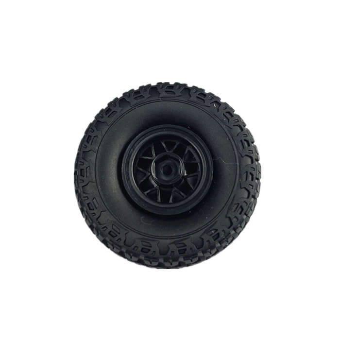 Black - 4PCS LDRC 18499 1/18 Rock Crawler RC Car Original Parts Tires Wheels Vehicles Models Spare A