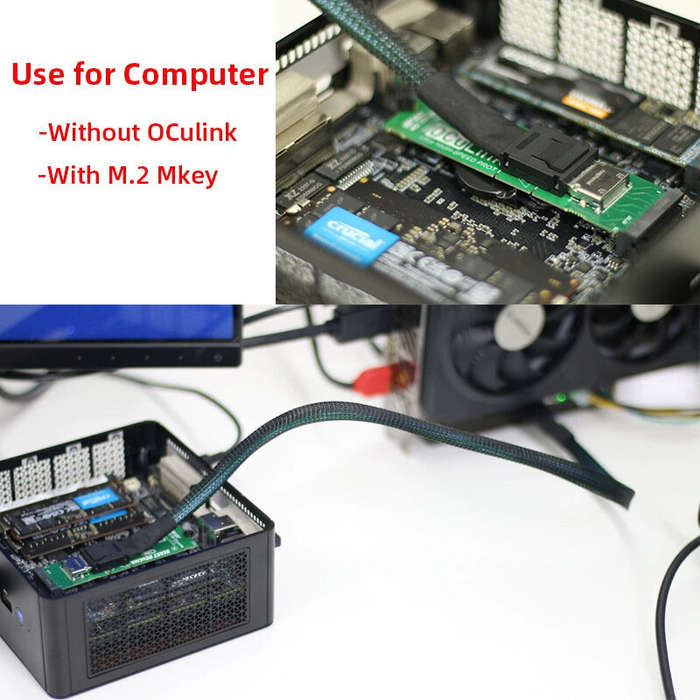 1pc - M.2 M Key To Oculink Adapter For OCULINK GPU Dock Mini PC Laptop To External Graphic Card High